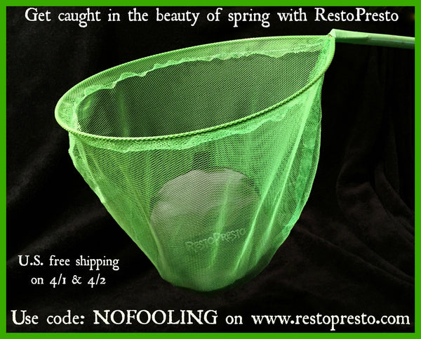 No fooling!! FREE SHIPPING for RestoPresto orders on 4/1 & 4/2!
